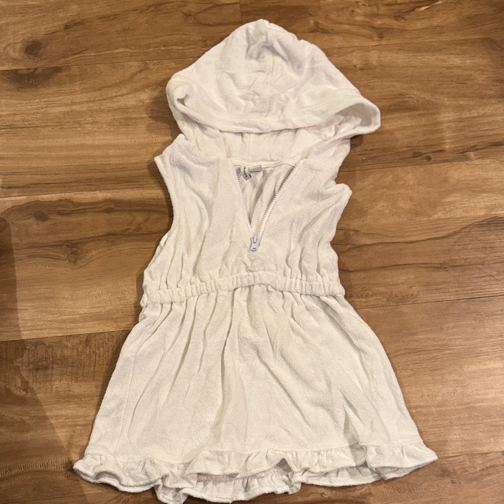 Janie and Jack Cream Hooded Zip-Up